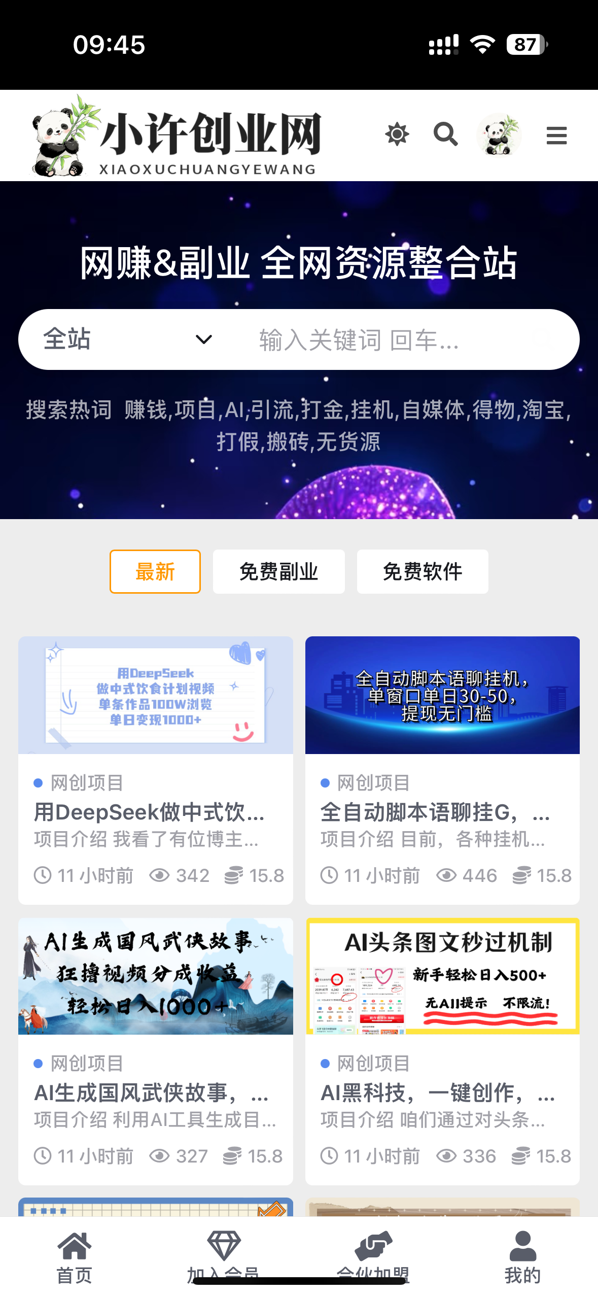 做项目不如卖项目，卖项目不如做网站，加盟一个和我一样的平台，实现7*24小时自动赚钱！