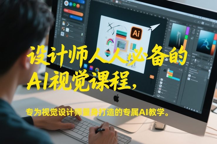 设计师人人必备的AI视觉课程，专为视觉设计师量身打造的专属AI教学