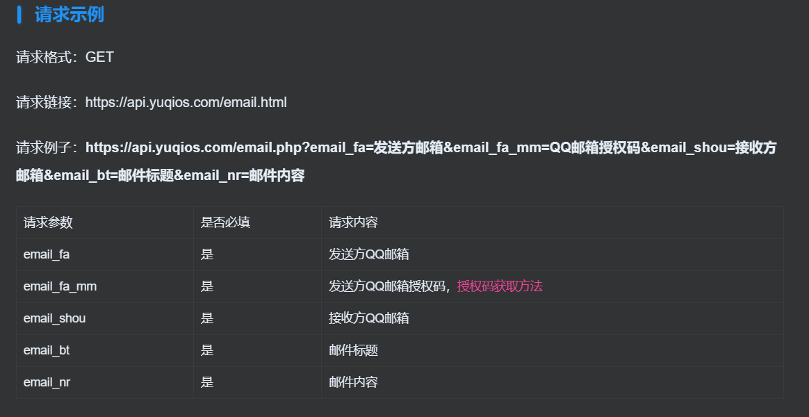 QQ邮箱发送验证码API+HTML源码-趣奇资源网-第7张图片