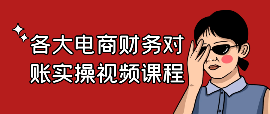 各大电商财务对账实操视频课程-趣奇资源网-第5张图片